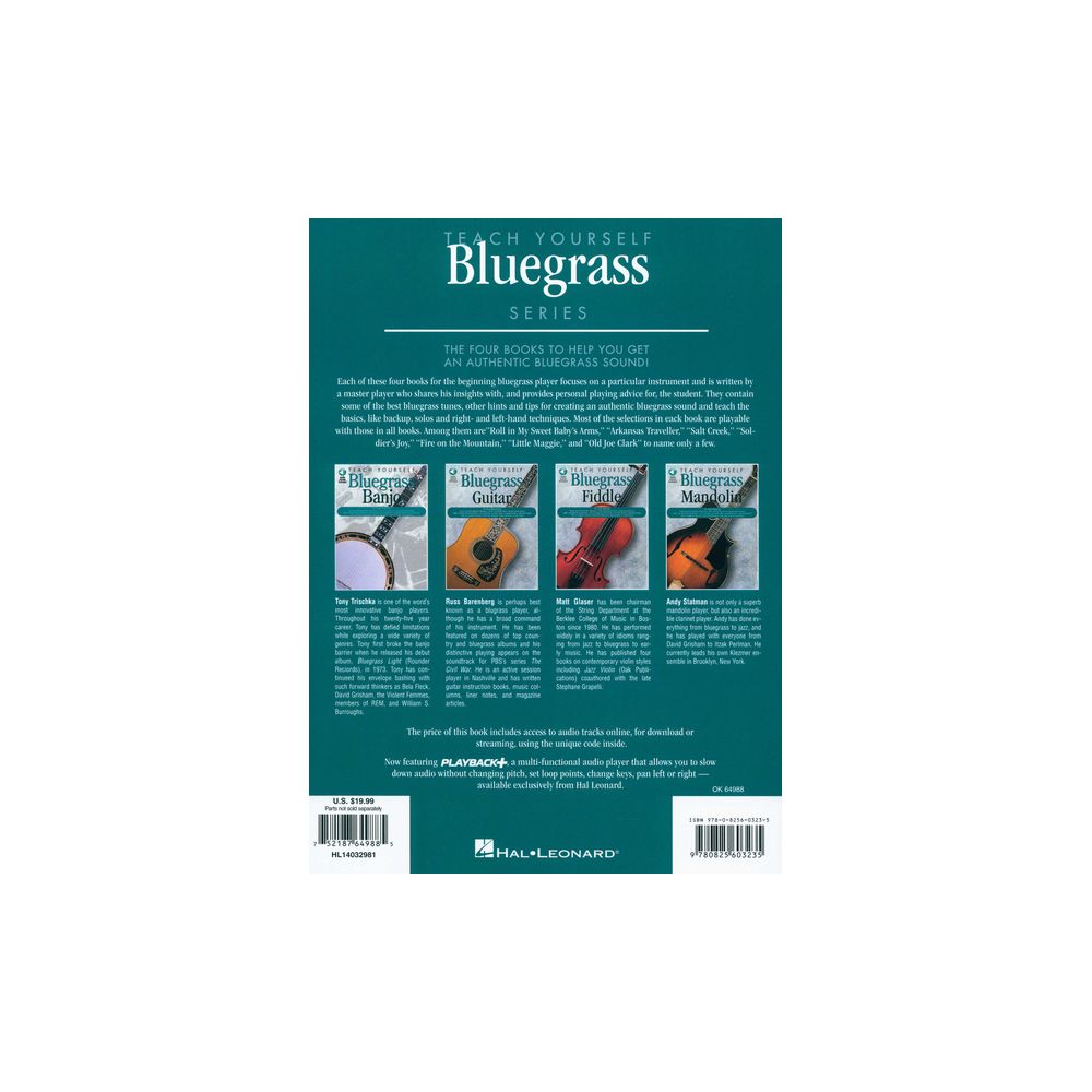 Oak Publications Teach Yourself Bluegrass Banjo – Thomann Ireland