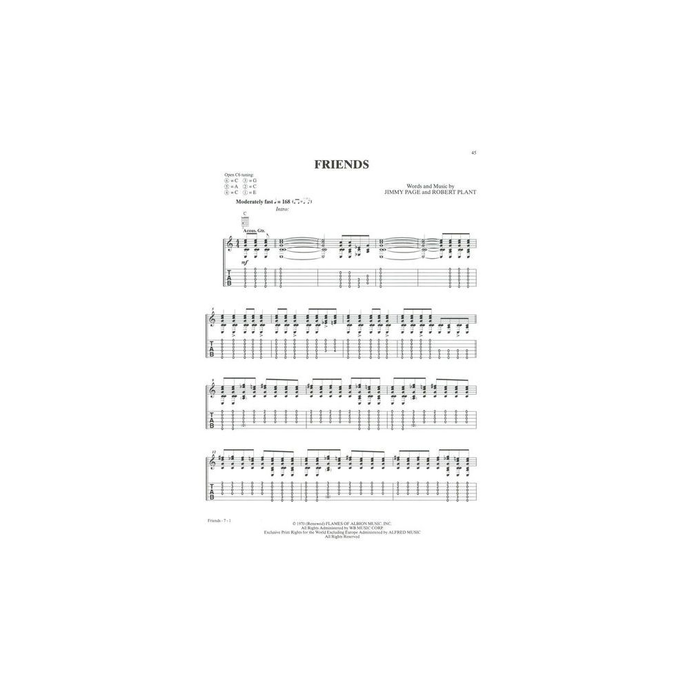 Alfred Music Publishing Led Zeppelin Acoustic Classics – Thomann Ireland