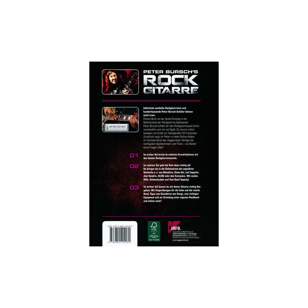 Voggenreiter  Peter Bursch's Rock Gitarre – Thomann Ireland