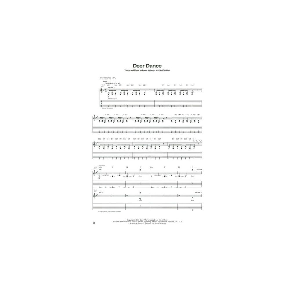 Hal Leonard System Of A Down Toxicity – Thomann Ireland