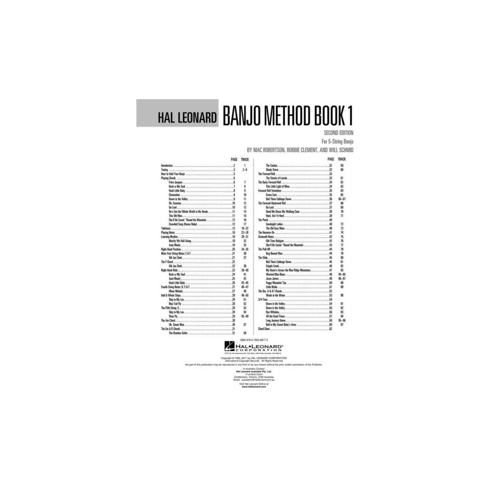 Hal Leonard Banjo Method 1 – Thomann Ireland
