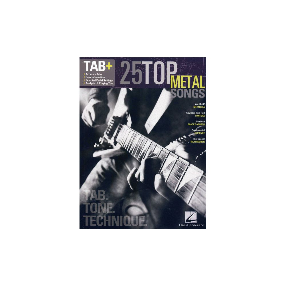 Hal Leonard Tab+25 Top Metal Songs – Thomann Ireland