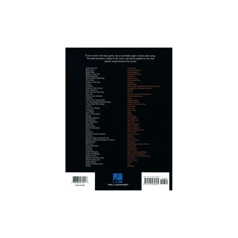 Hal Leonard First 50 Songs You Should Bass – Thomann Ireland