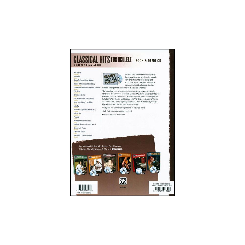 Alfred Music Publishing Classical Hits for Ukulele – Thomann Ireland