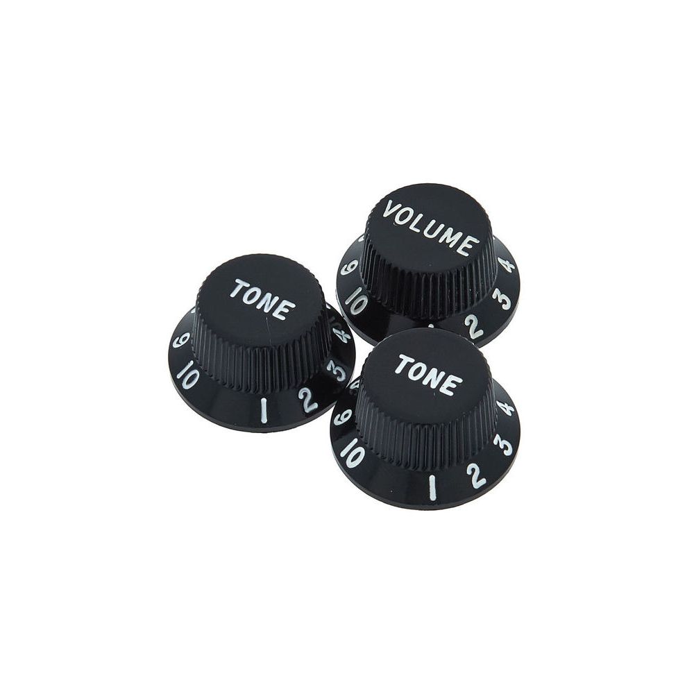 Fender Vol&Tone Knobs Set Black – Thomann Ireland