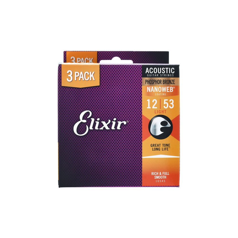 Elixir Nanoweb Light Phosphor Br. 3P – Thomann Ireland