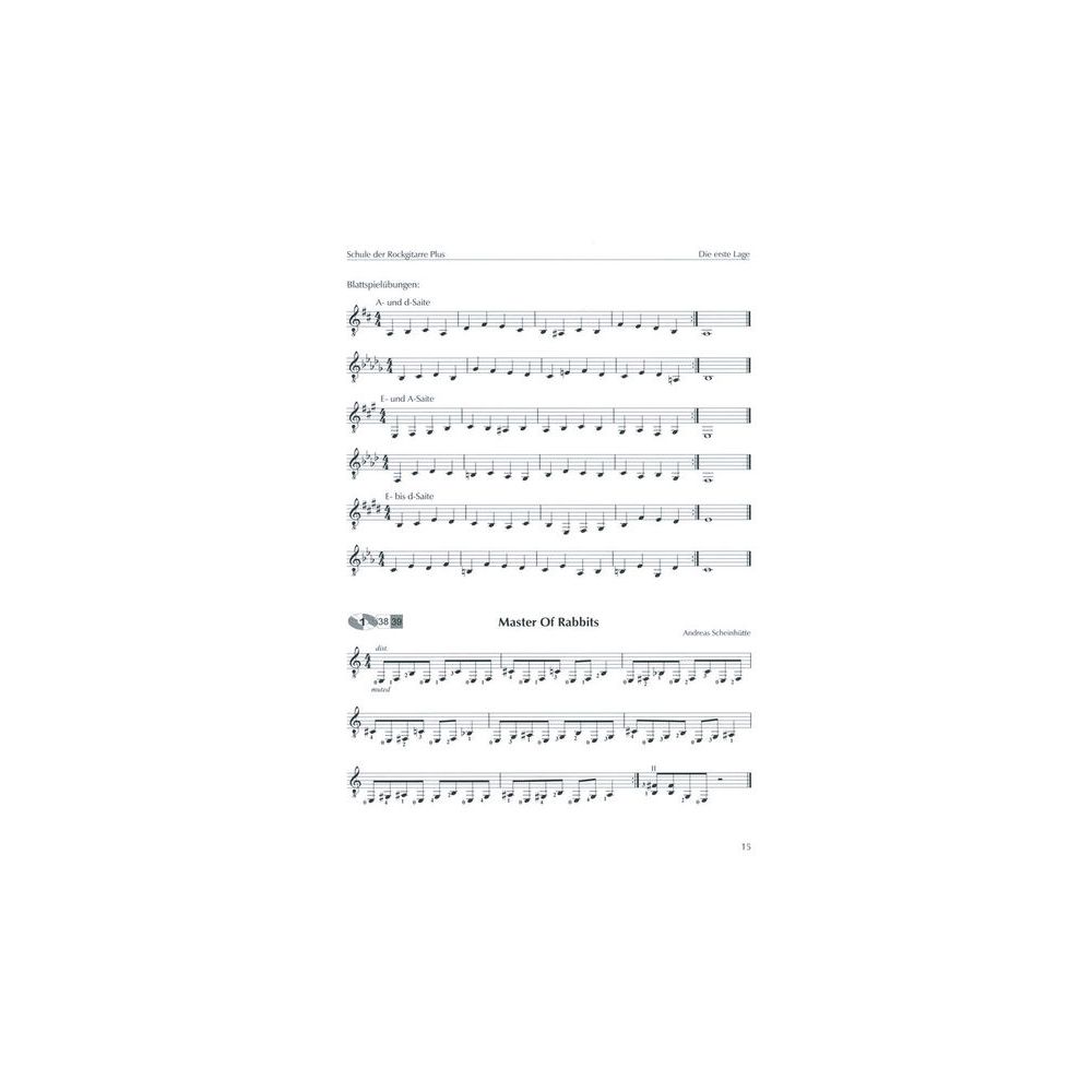 Weinberger Musikverlag Schule der Rockgitarre Plus – Thomann Ireland