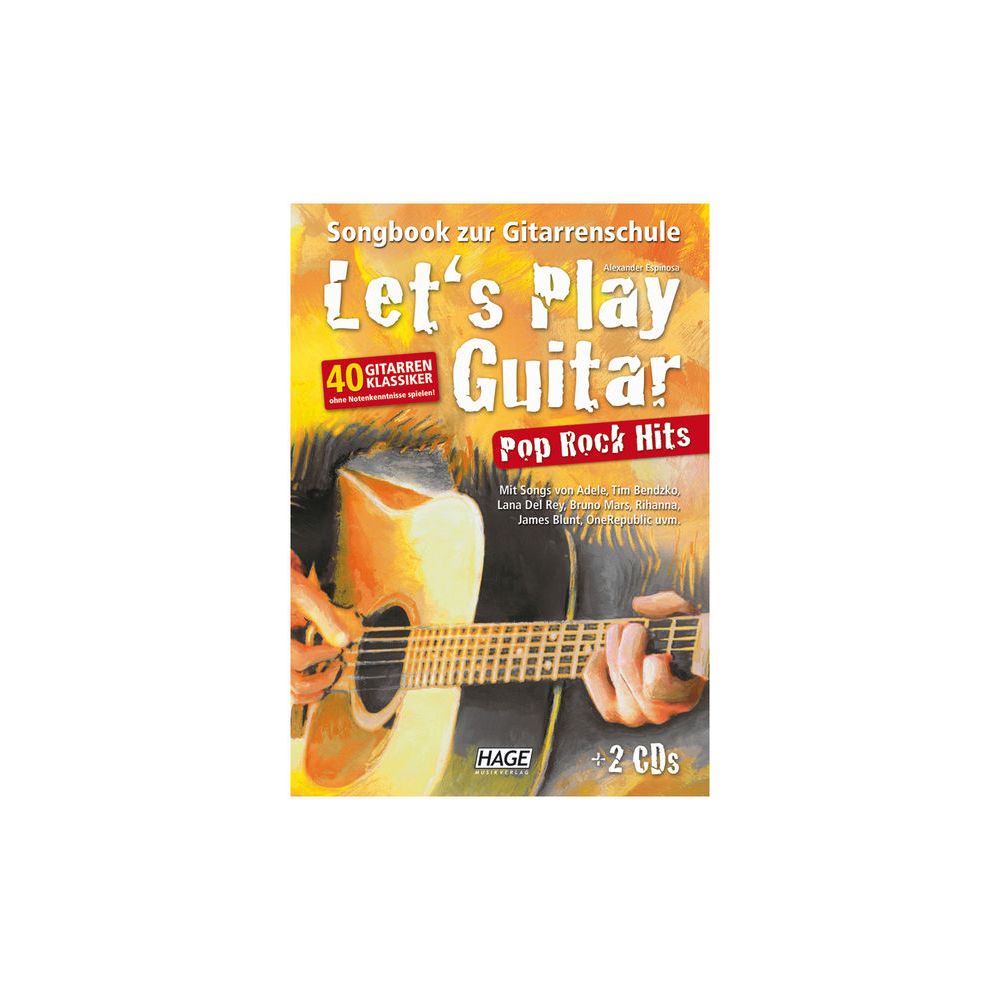 Hage Musikverlag Let's Play Guitar Pop Rock Hit – Thomann Ireland