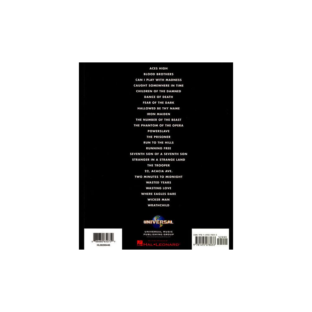 Hal Leonard Iron Maiden 25 Metal Master – Thomann Ireland