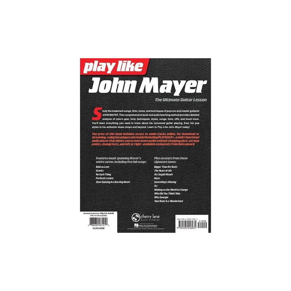 Hal Leonard Play Like John Mayer – Thomann Ireland