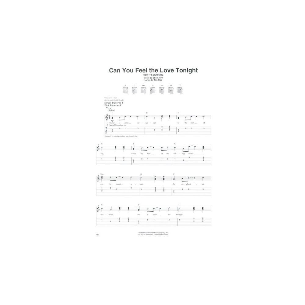 Hal Leonard Contemporary Disney Easy Guit – Thomann Ireland
