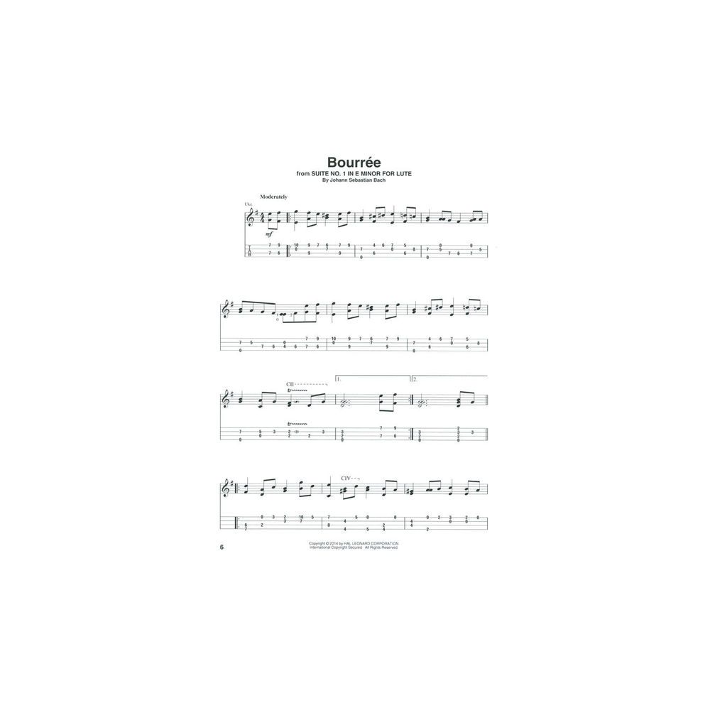 Hal Leonard J.S.Bach f Fingerstyle Ukulele – Thomann Ireland