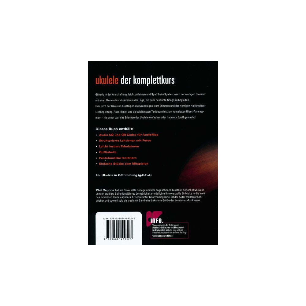 Voggenreiter Ukulele Der Komplettkurs – Thomann Ireland