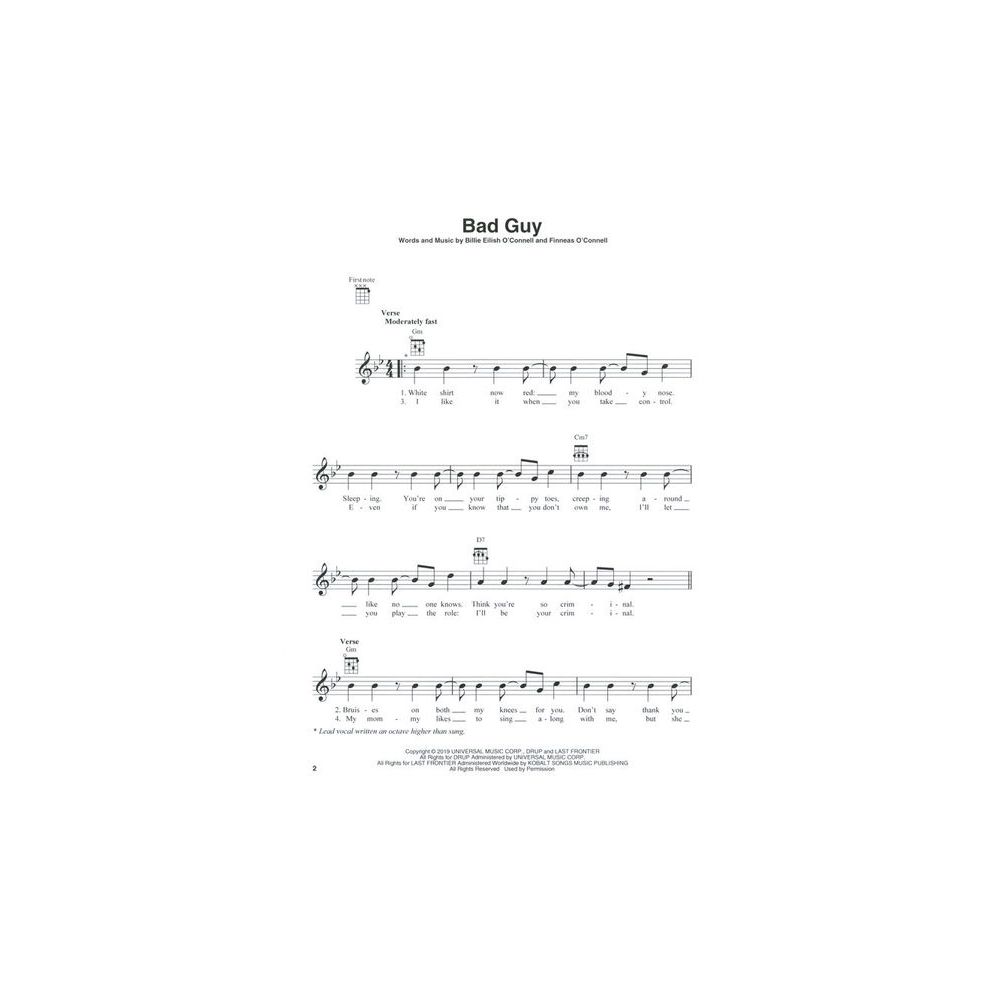 Hal Leonard Billie Eilish For Ukulele – Thomann Ireland