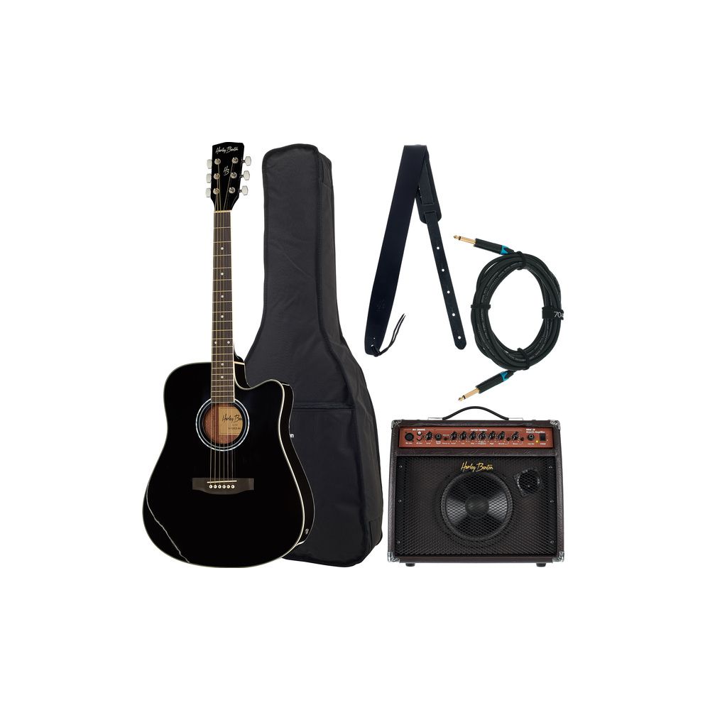 Harley Benton HBD120 CE BK Bundle – Thomann Ireland