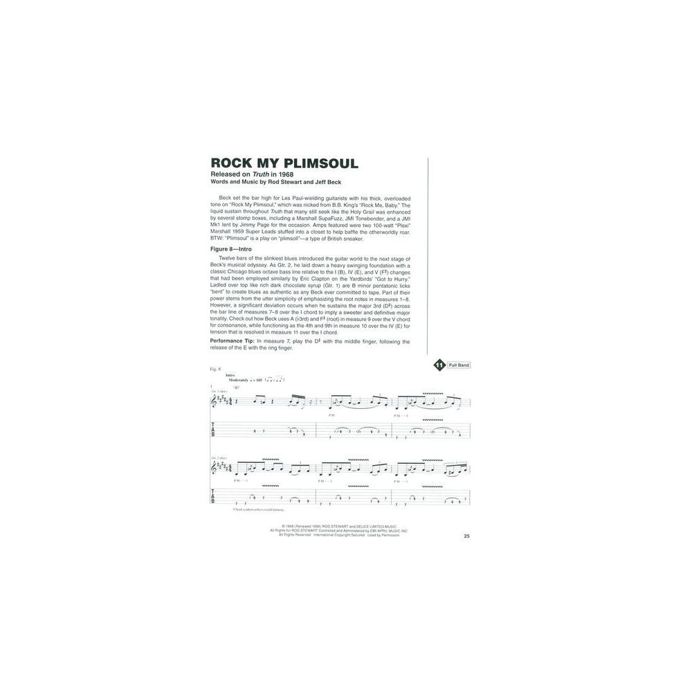 Hal Leonard Jeff Beck Signature Licks – Thomann Ireland