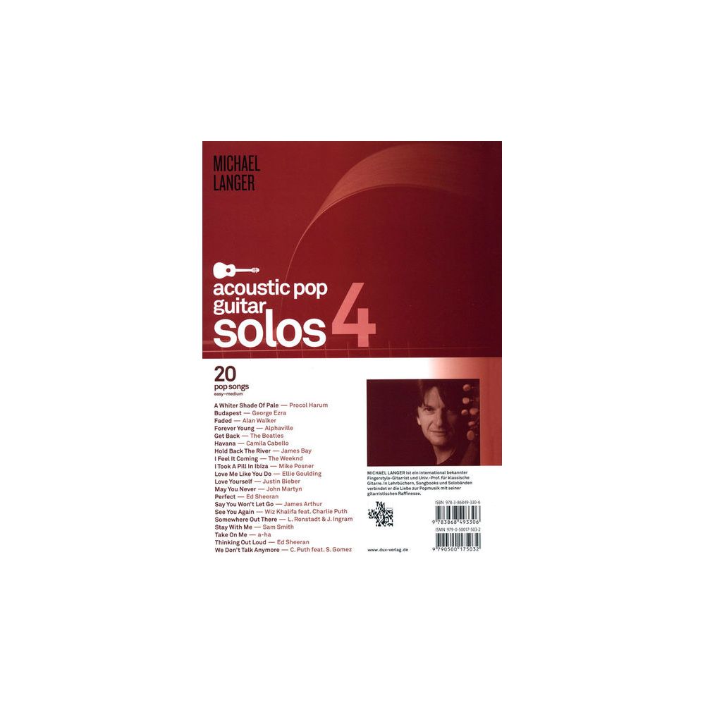 Edition Dux Acoustic Pop Guitar Solos 4 – Thomann Ireland