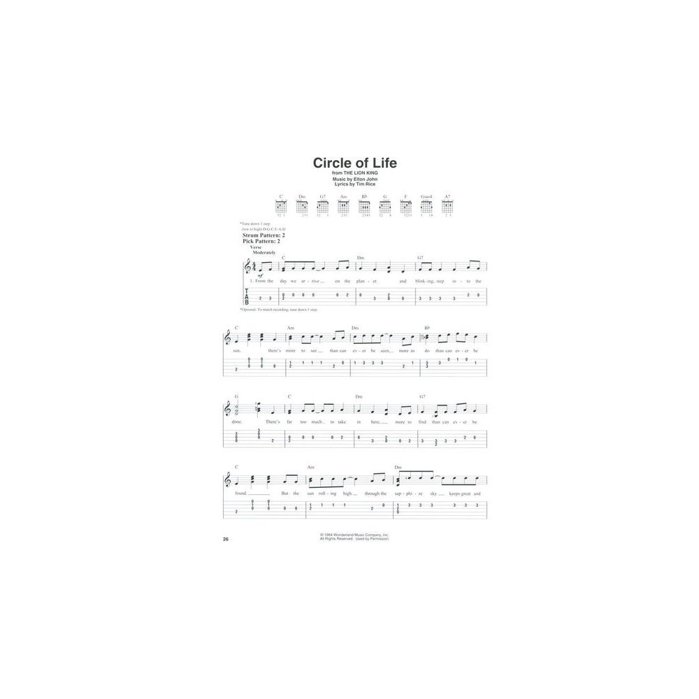 Hal Leonard Contemporary Disney Easy Guit – Thomann Ireland