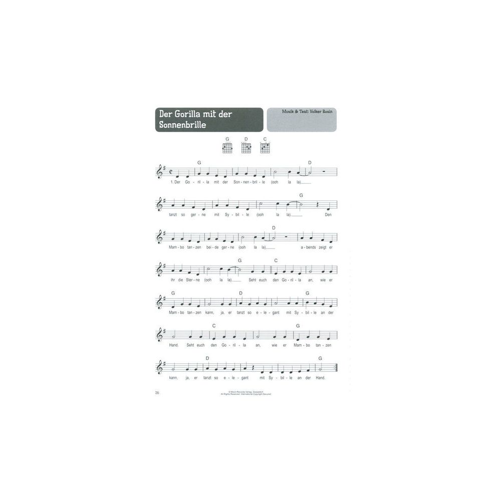 Bosworth 100 Kinderlieder Gitarre 2 – Thomann Ireland