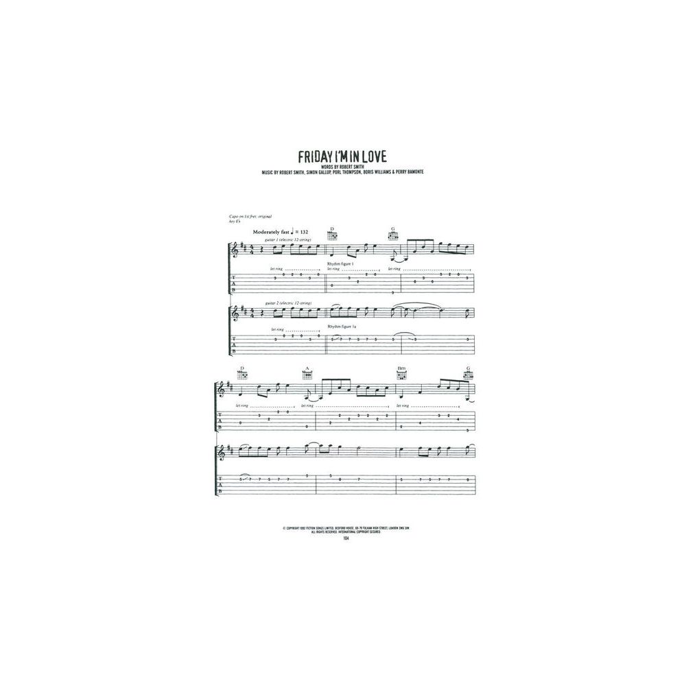 Hal Leonard The Cure Greatest Hits – Thomann Ireland