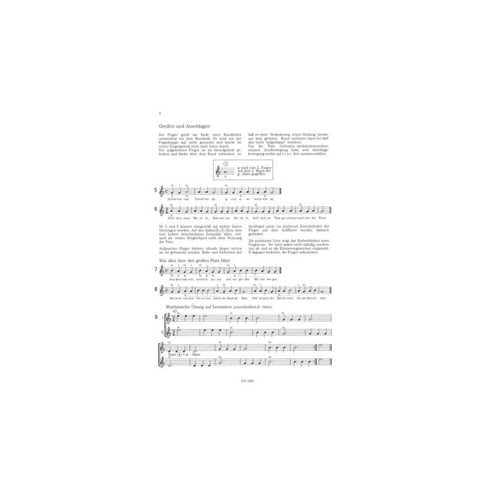 Friedrich Hofmeister Verlag Der Anfangsunterricht im Git.1 – Thomann Ireland