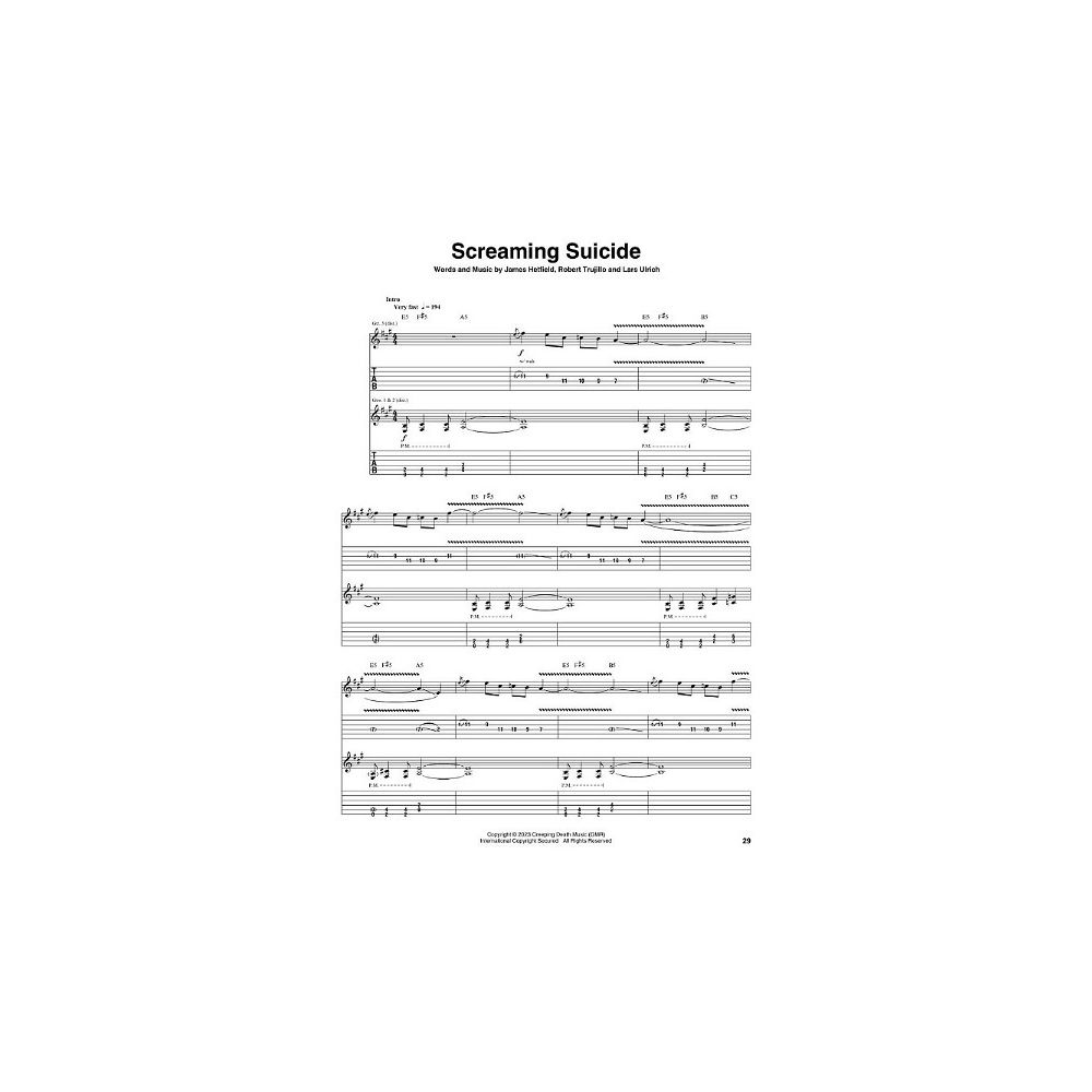 Hal Leonard Metallica 72 Seasons – Thomann Ireland