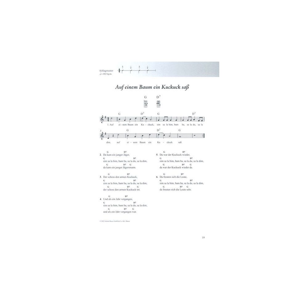 Schott Kinderliederbuch Ukulele – Thomann Ireland