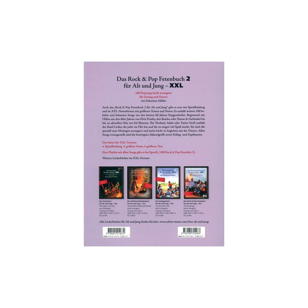 Schott Rock & Pop Fetenbuch Git.2 XXL – Thomann Ireland