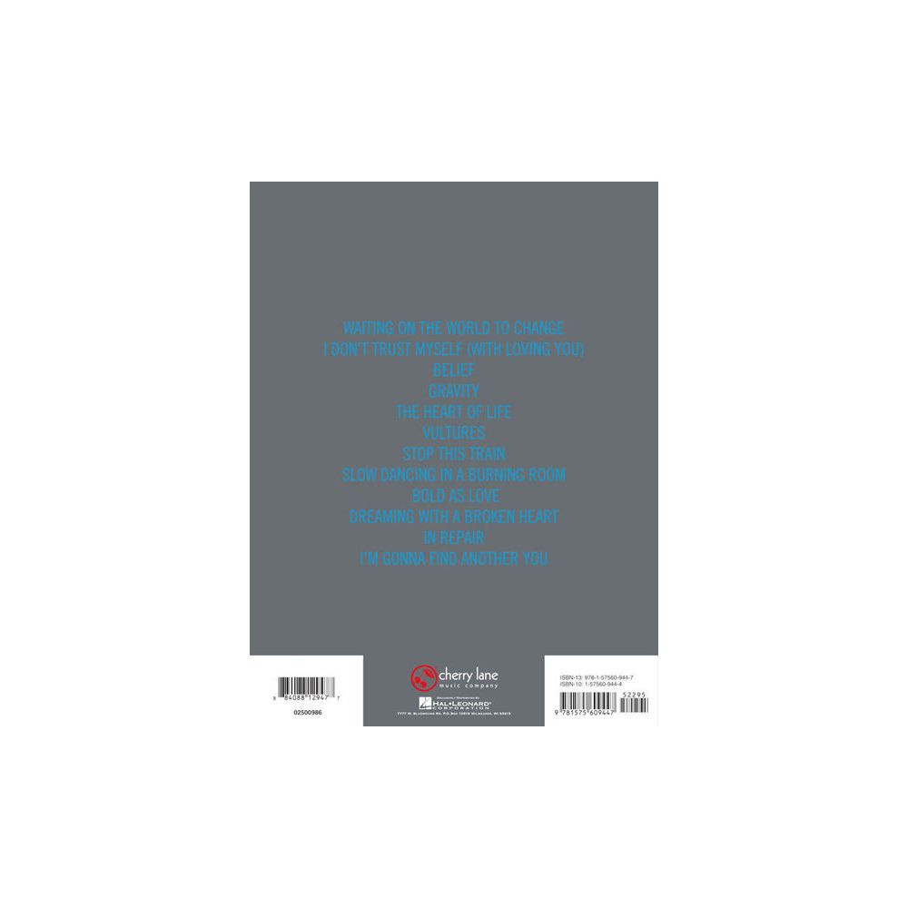 Cherry Lane Music Company John Mayer Continuum – Thomann Ireland