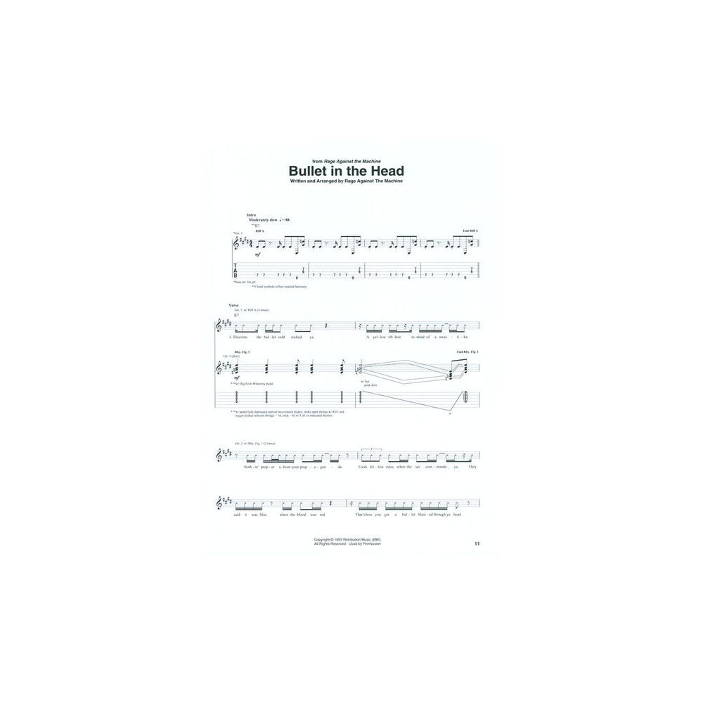 Hal Leonard Rage Against The Machine – Thomann Ireland