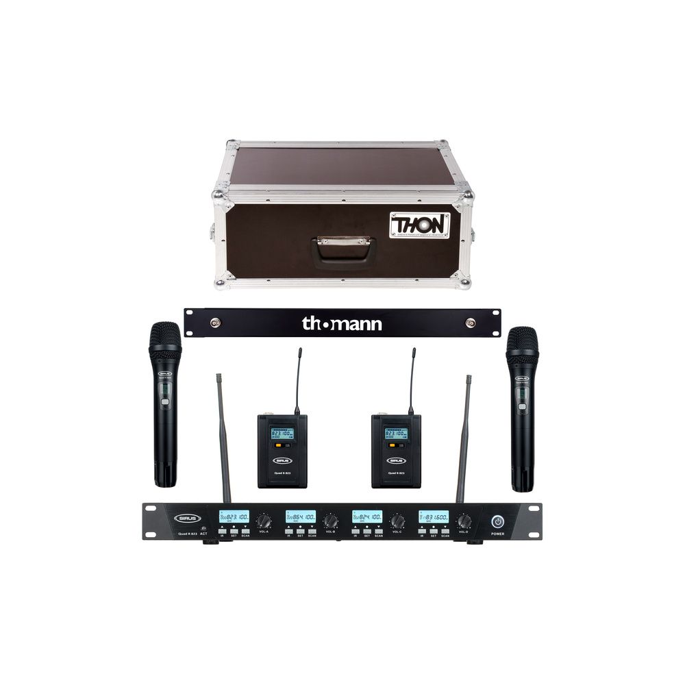Sirus Quad 2B 2H 823 Case Bundle – Thomann Ireland