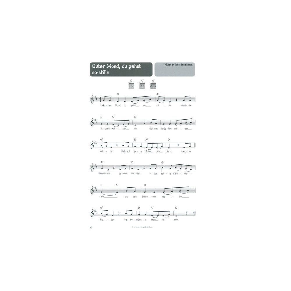 Bosworth 100 Kinderlieder Gitarre 2 – Thomann Ireland