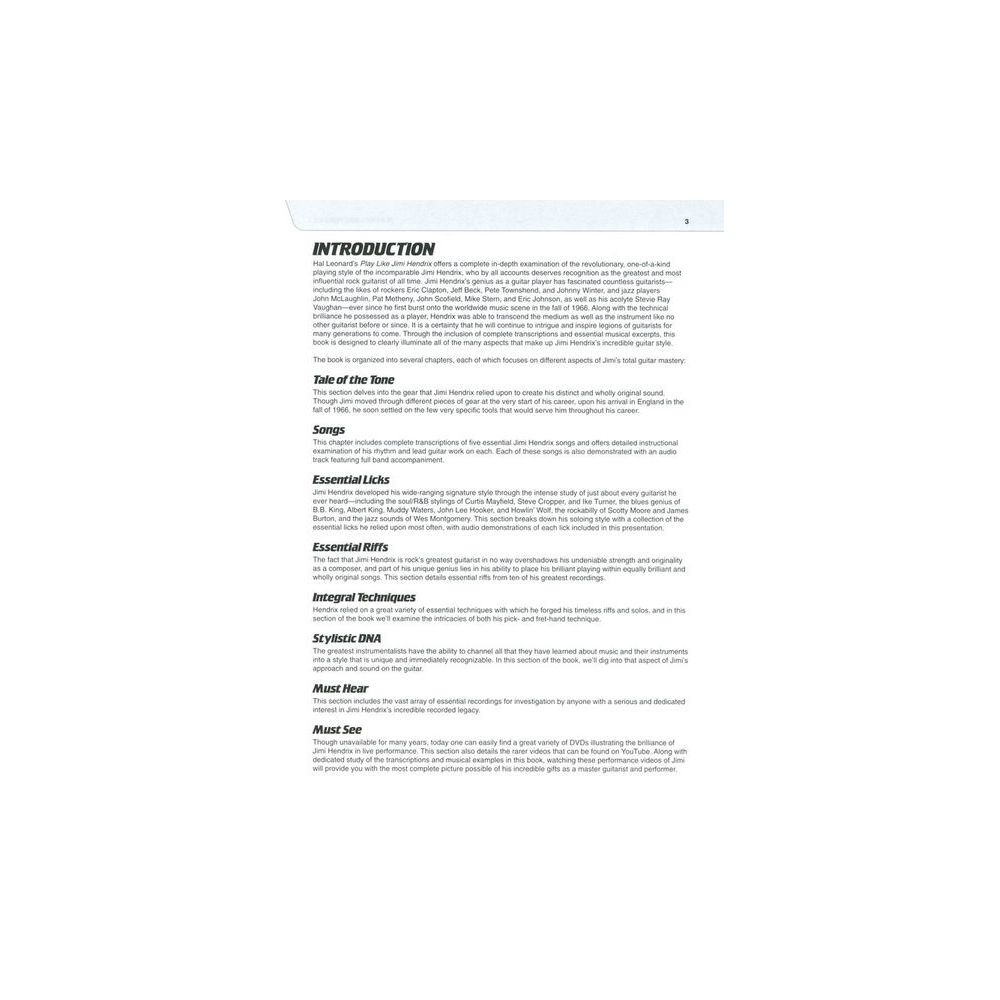 Hal Leonard Play Like Jimi Hendrix – Thomann Ireland