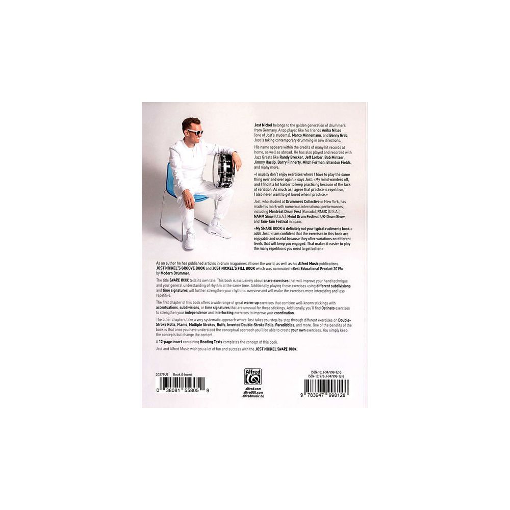 Alfred Music Publishing Jost Nickel's Snare Book Engl. – Thomann Ireland