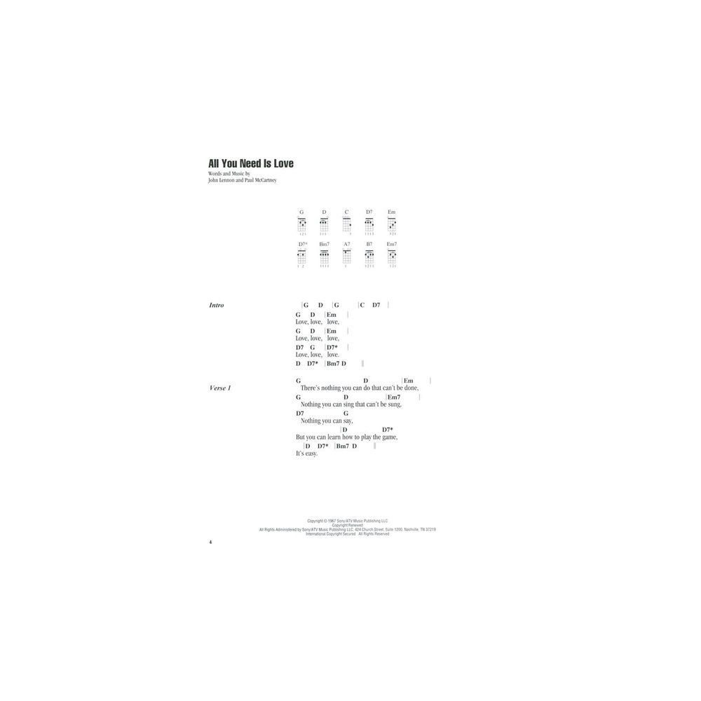 Hal Leonard The Beatles: Strum & Sing – Thomann Ireland