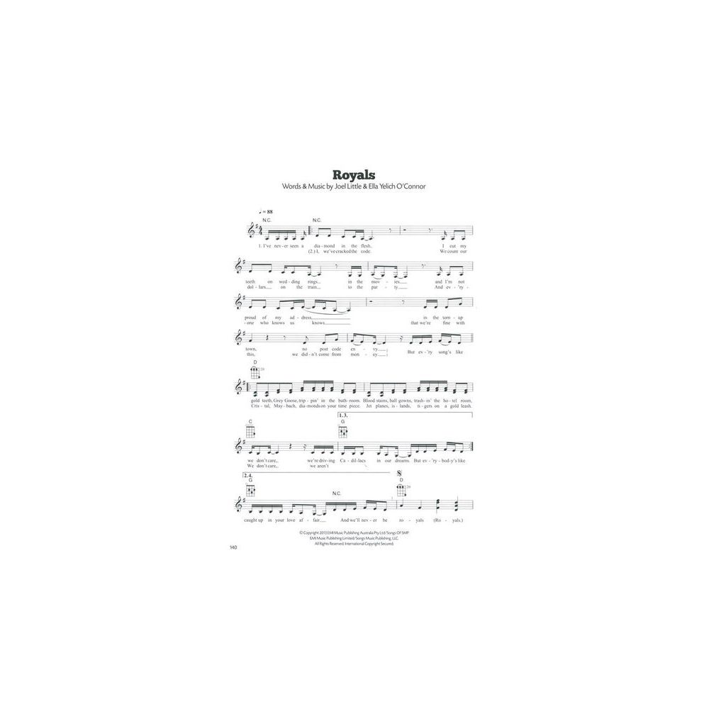 Wise Publications 101 Hits For Ukulele The Red – Thomann Ireland