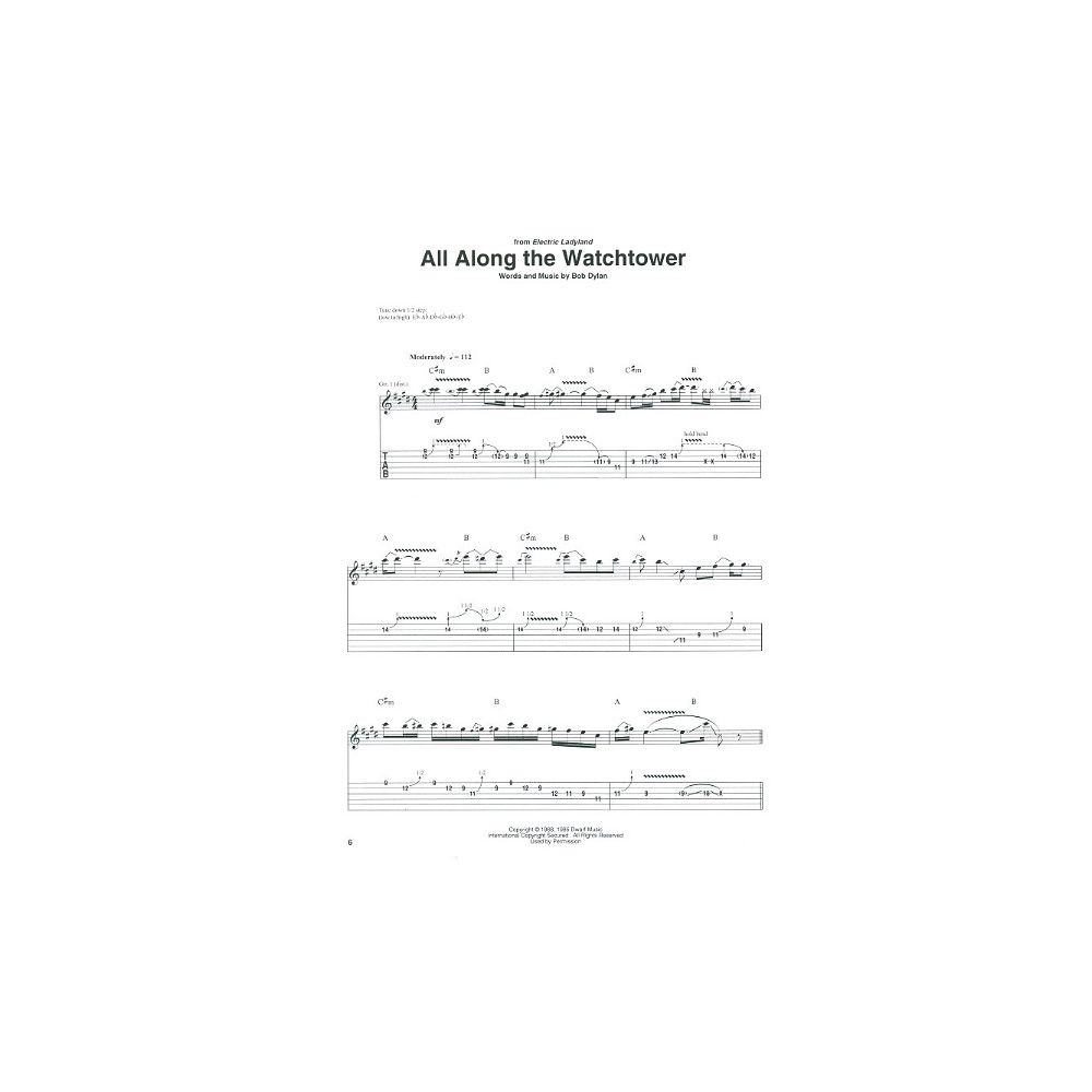 Hal Leonard Jimi Hendrix Omnibook – Thomann Ireland