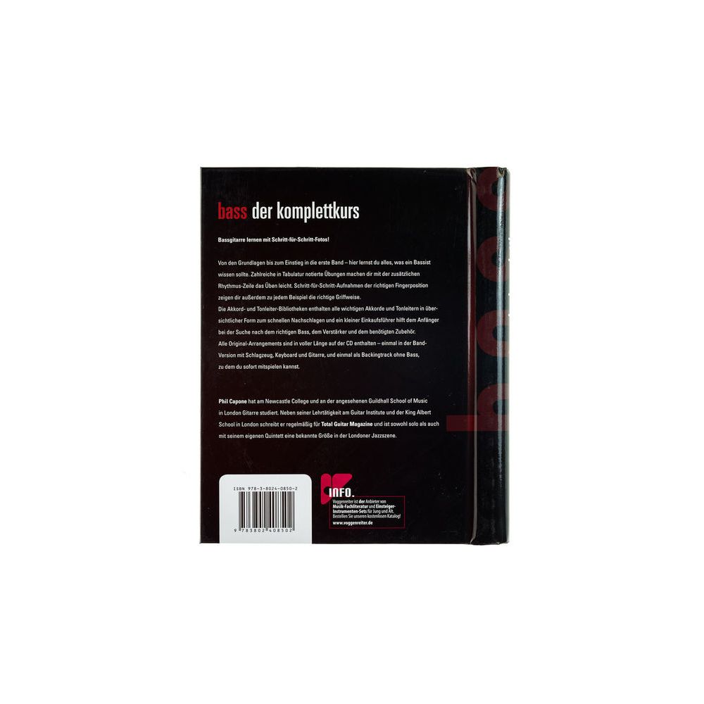 Voggenreiter Bass Der Komplettkurs – Thomann Ireland
