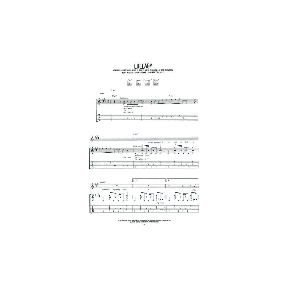 Hal Leonard The Cure Greatest Hits – Thomann Ireland