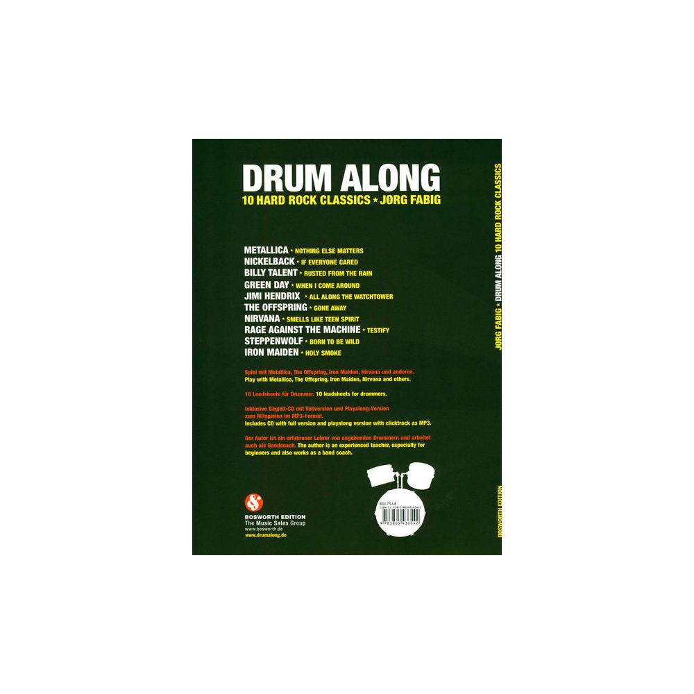Bosworth Drum Along 10 Hard Rock Classi – Thomann Ireland