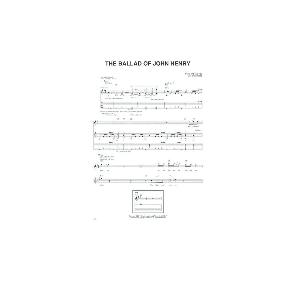 Cherry Lane Music Company Joe Bonamassa Collection – Thomann Ireland