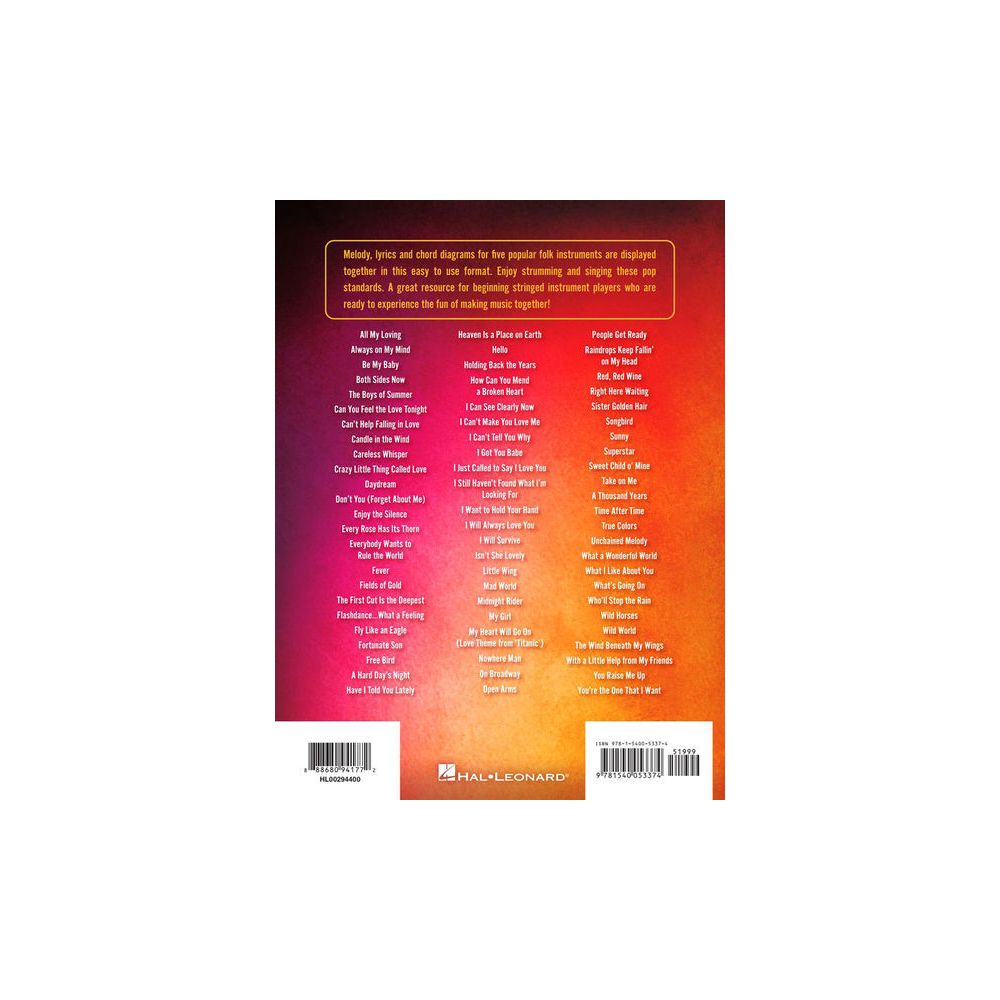 Hal Leonard Strum Together Pop Standards – Thomann Ireland