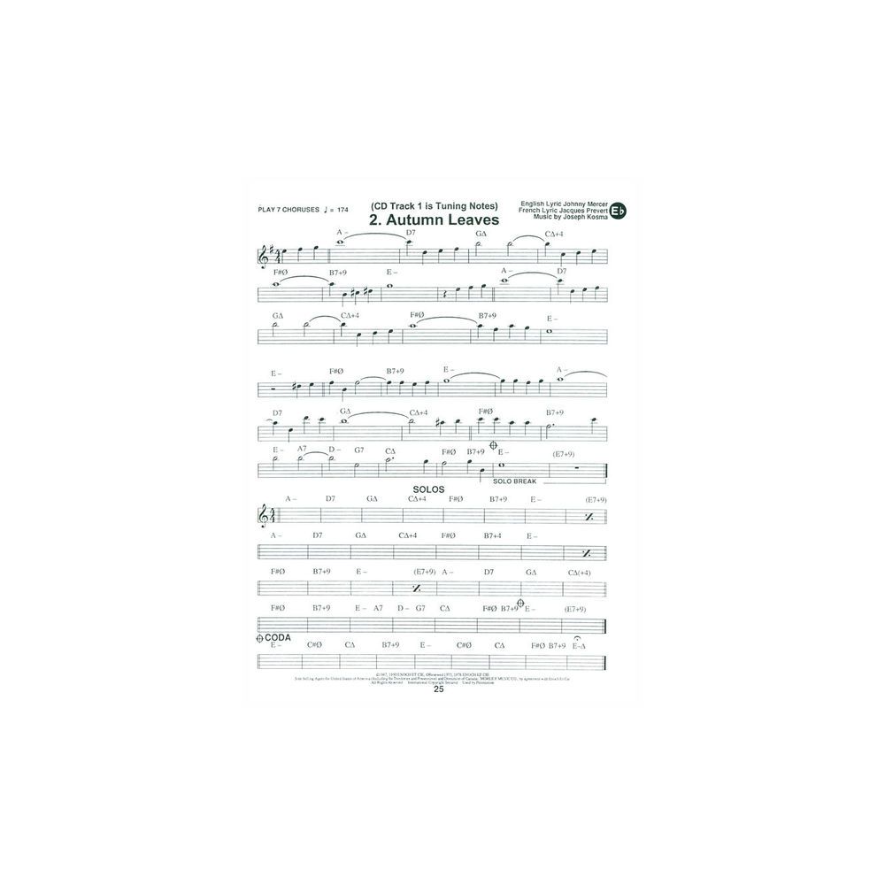 Jamey Aebersold Autumn Leaves – Thomann Ireland