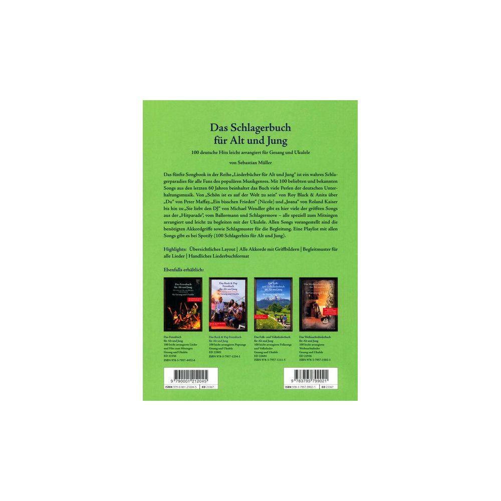 Schott Schlagerbuch Alt und Jung Uku – Thomann Ireland