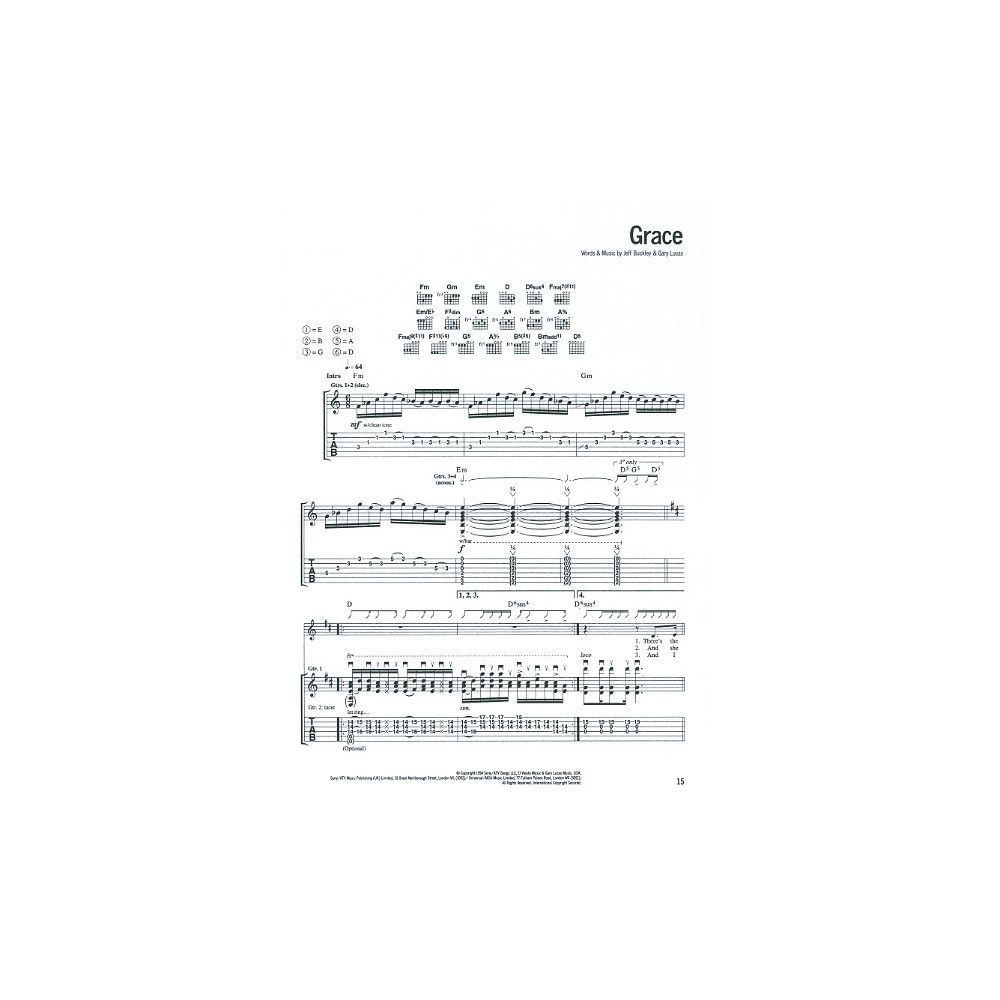 Wise Publications Jeff Buckley Grace – Thomann Ireland