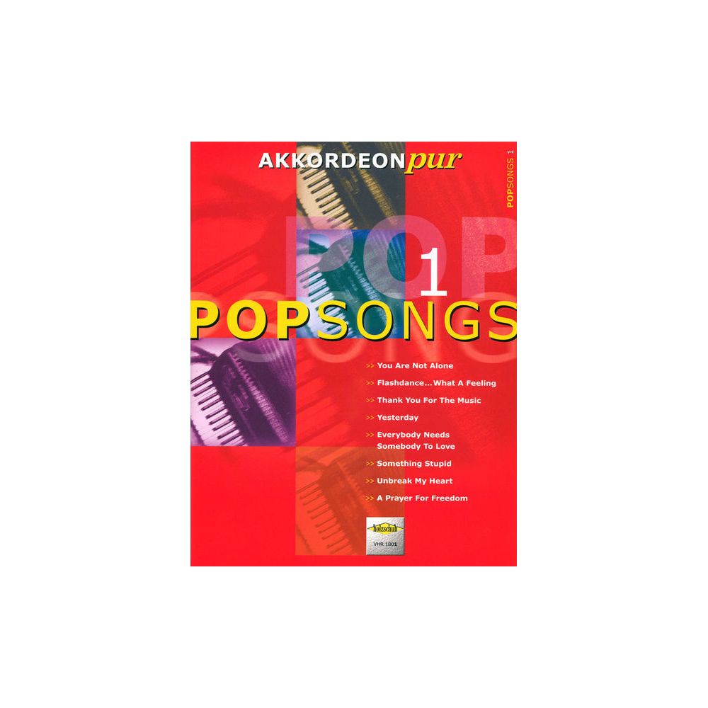 Holzschuh Verlag Accordion Pur Pop Songs 1 – Thomann Ireland