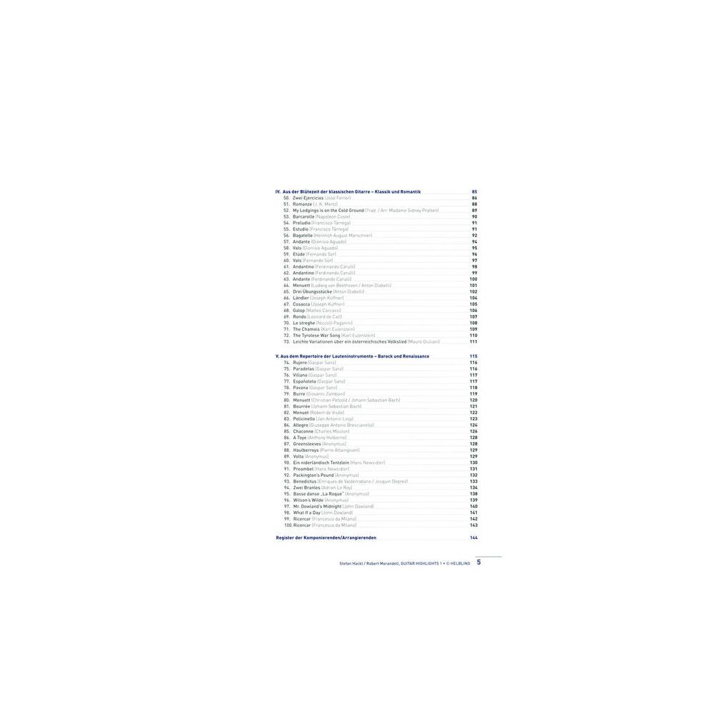 Helbling Verlag Guitar Highlights 1 – Thomann Ireland