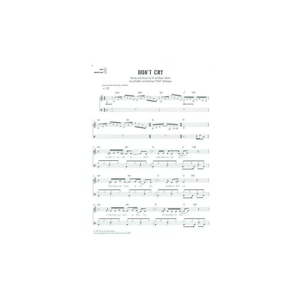 Faber Music Guns N' Roses Drums Play