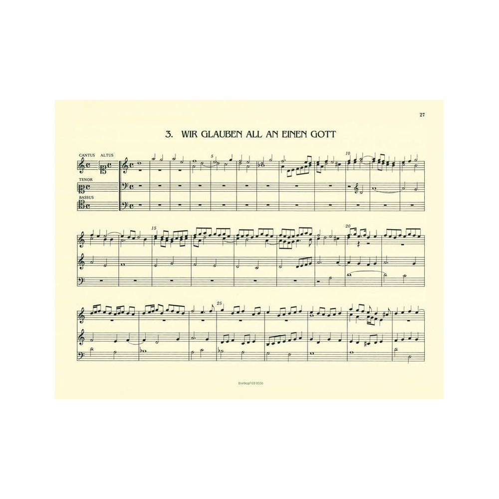 Breitkopf & Härtel Praetorius Orgelwerke – Thomann Ireland