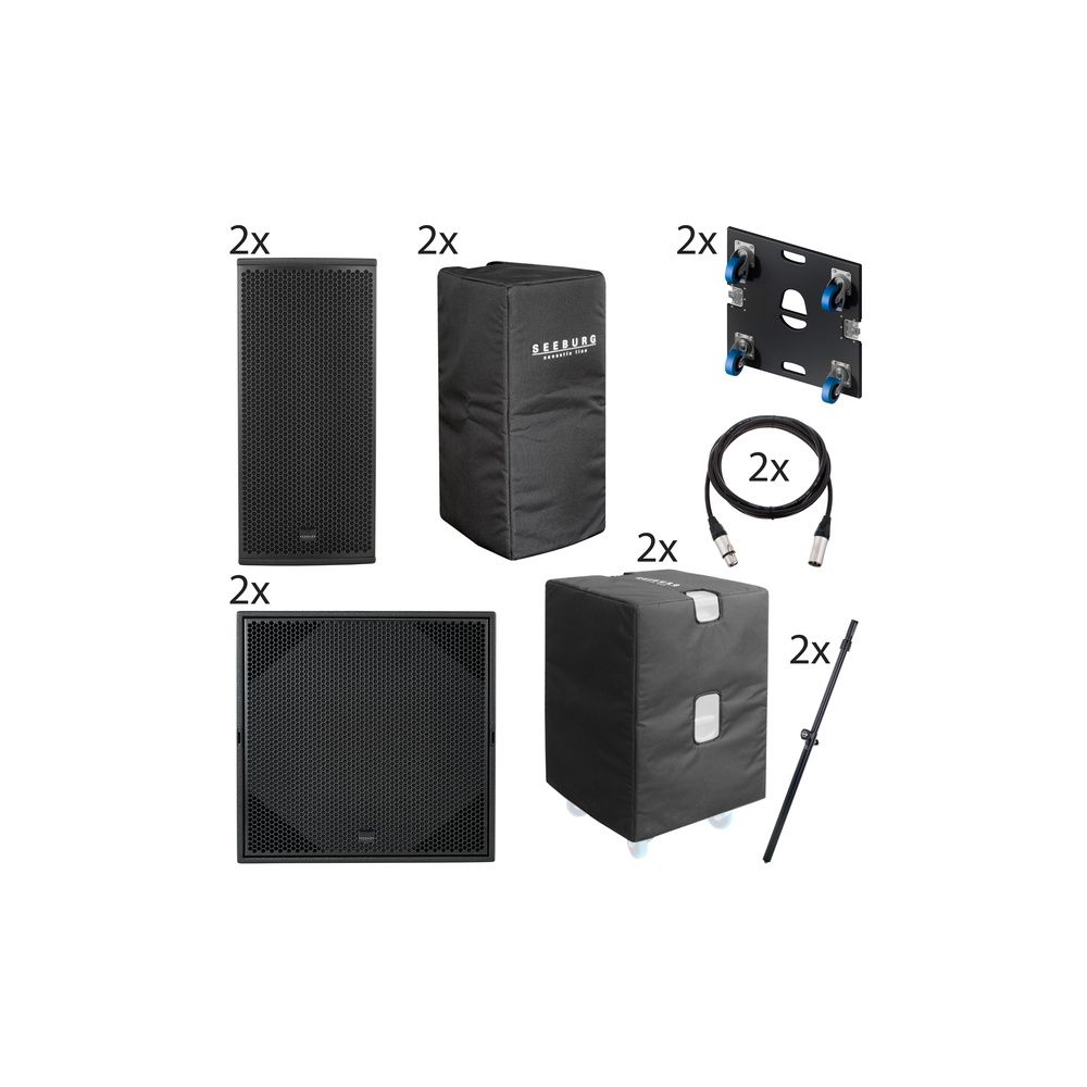Seeburg Acoustic Line K20/G Sub 1801 Power Bundle – Thomann Ireland